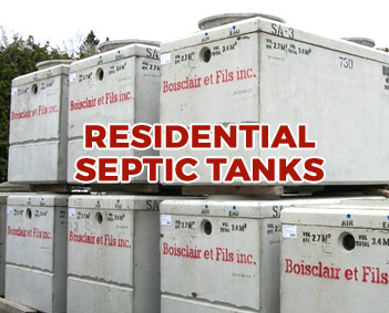 Residential Septic Tanks